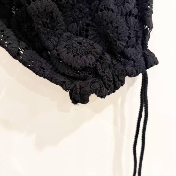 See By Chloe Black Lace Long Sleeve Dress size 34 - Picture 8 of 14